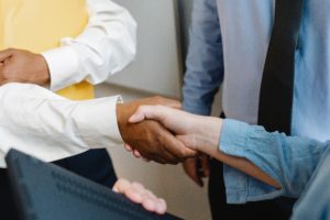 professional business handshake