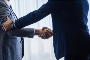 business partnership handshake